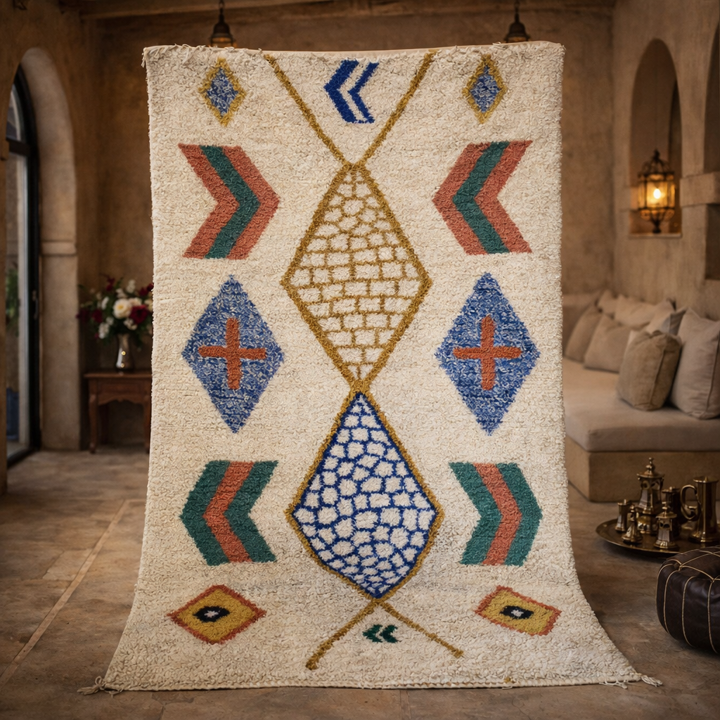 Authentic Handwoven Berber Wool Rug | Morocco 250/150