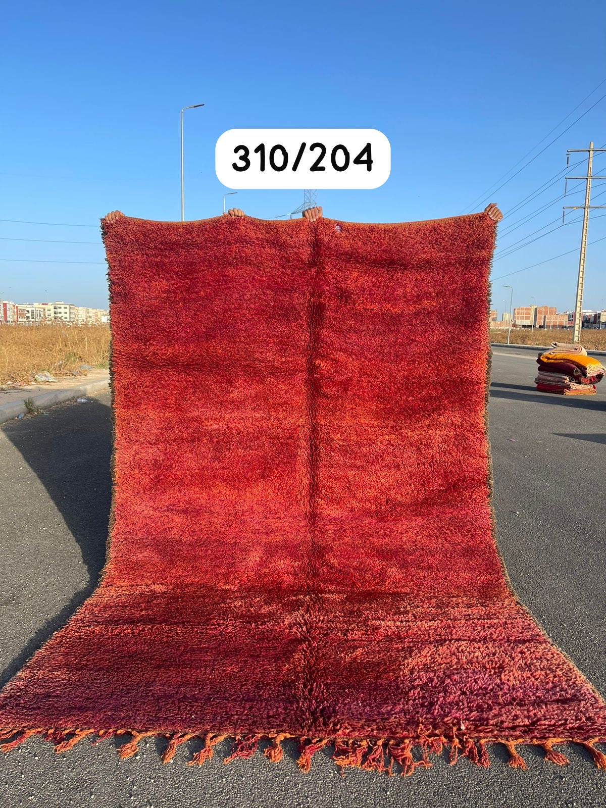 Traditional Moroccan rug bni ouarain