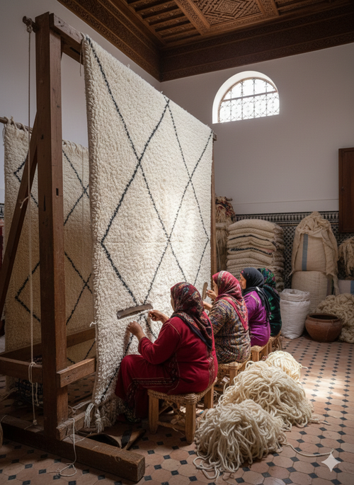 Beni Ourain Rug from the Atlas Mountains 250/150