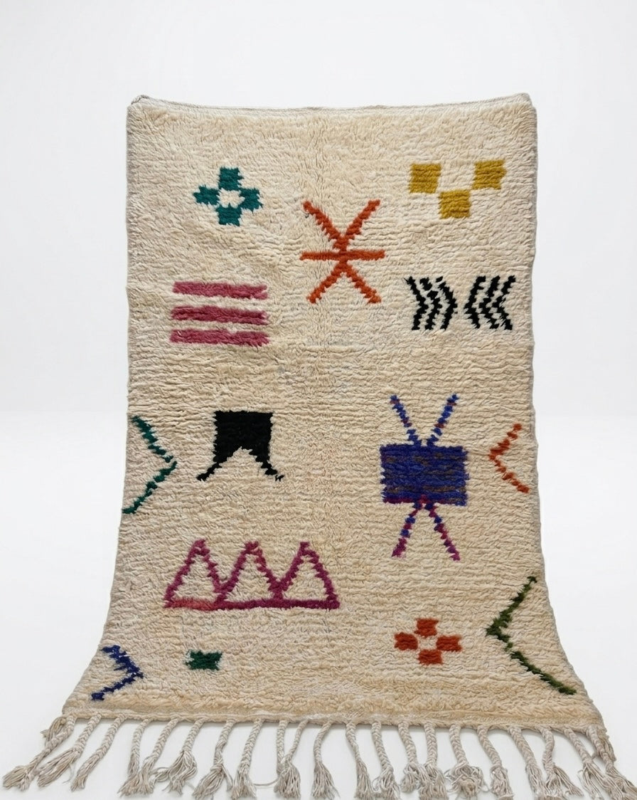 Handmade Moroccan Rug – 150 × 110 cm