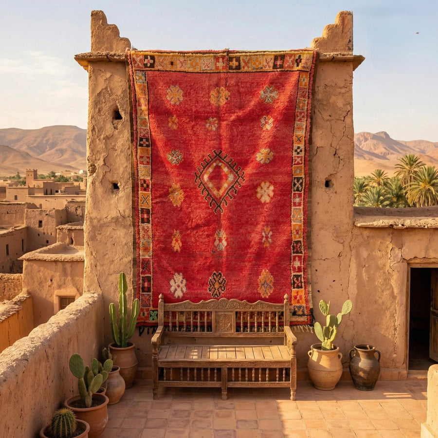 Handmade Moroccan Rug – 220 × 135 cm