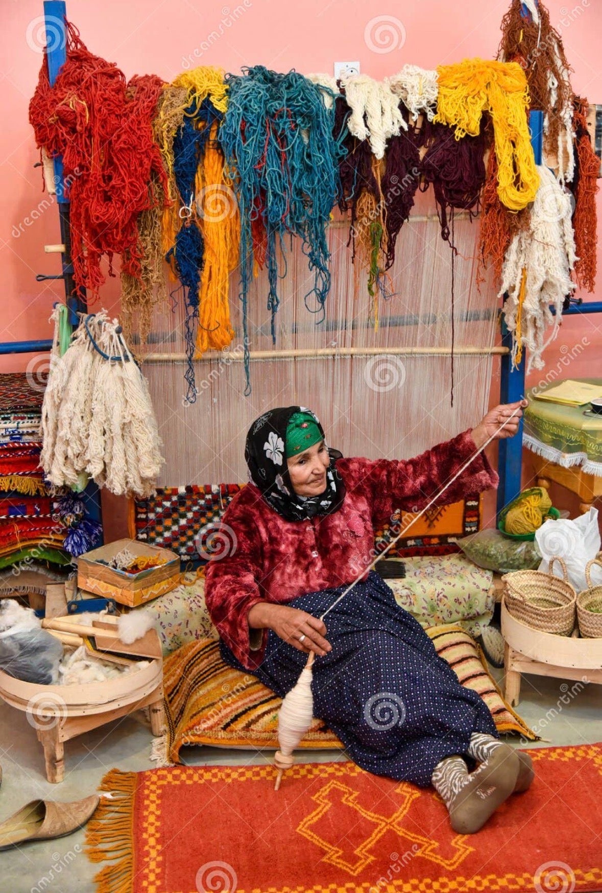 Handmade Moroccan rug